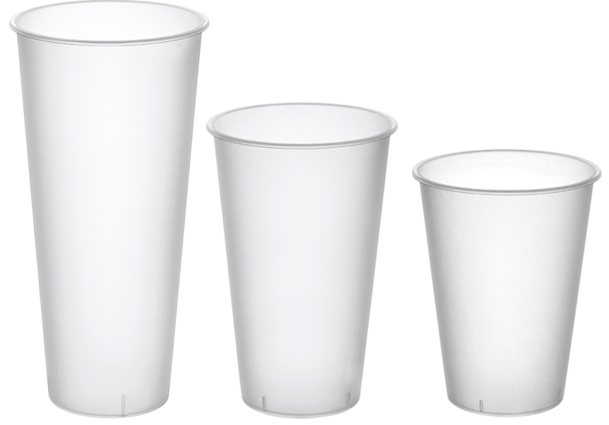 Стакан Bubble Cup 500 мл, матовый полупрозрачный
