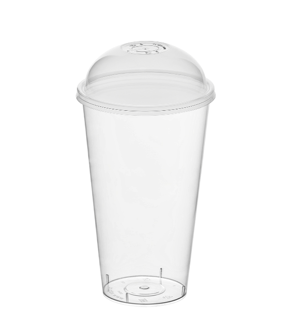 Стакан Bubble Cup 375 мл, глянцевый прозрачный