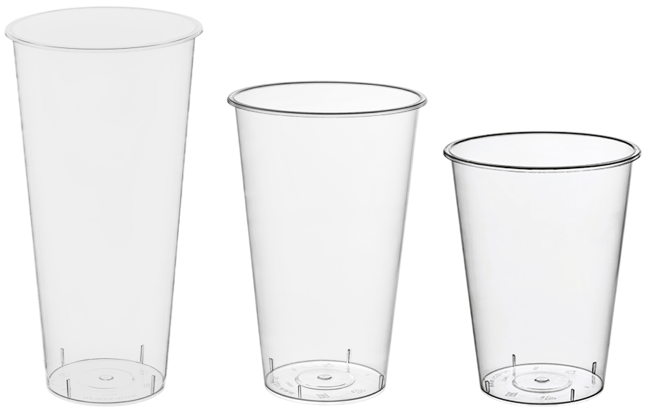 Стакан Bubble Cup 375 мл, глянцевый прозрачный